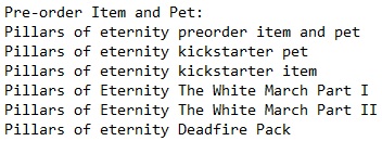 Pillars of Eternity Pillars of Eternity